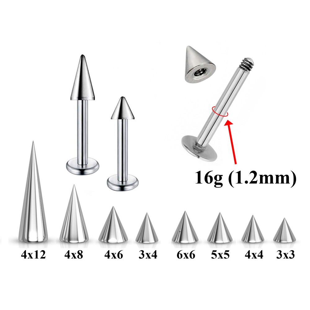 Labret spike sales